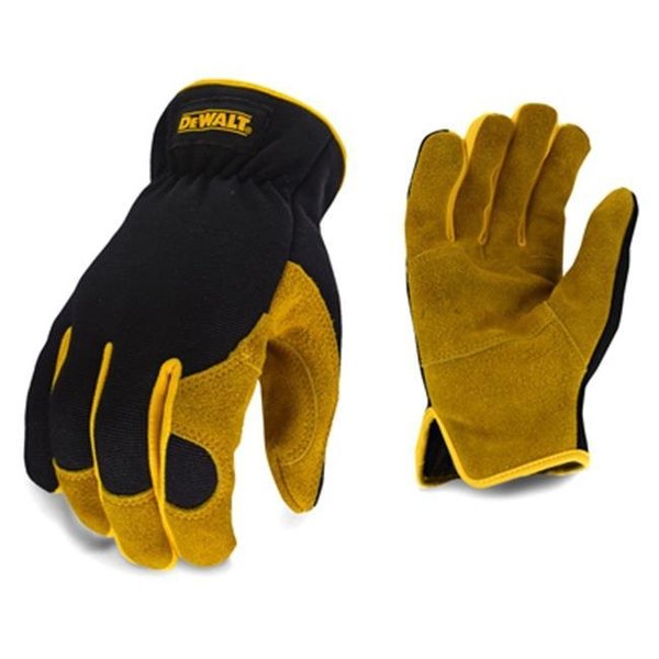 Radians Radians 242565 Dewalt Leather Performance Hybrid Glove; Large 242565